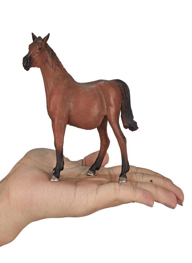 MOJO Arabian Mare in Foal Realistic Horse Toy Replica Hand Painted Figurine - Image 4